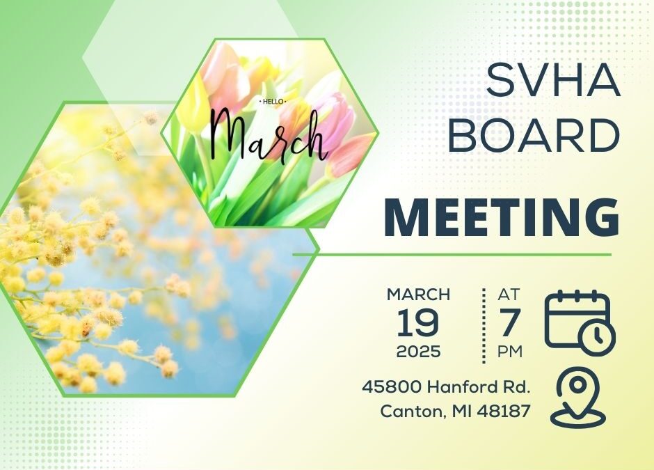 March Board Meeting Announcement